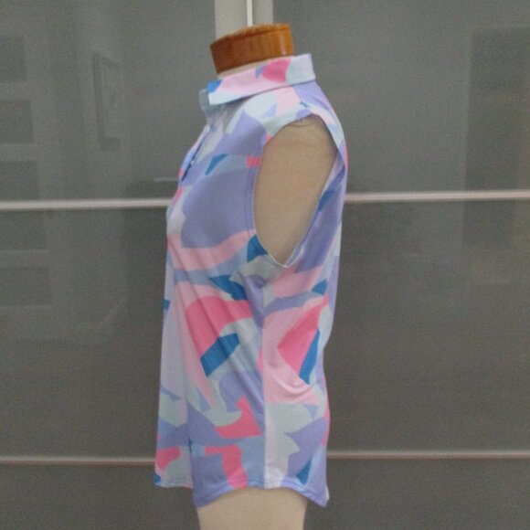 Full Wedge Golf Sleeveless Golf Shirt - Picture 2 of 6